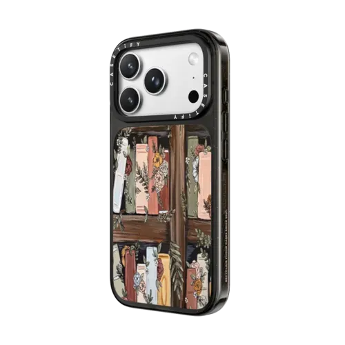 Bookshelf Garden by KT's Canvases - iPhone 18 Pro - Impact Case MagSafe Compatible - Glossy
