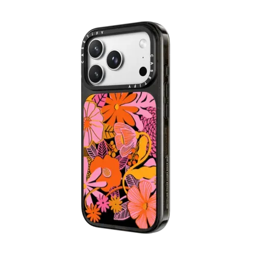 Groovy Floral - iPhone 18 Pro Max - Impact Case MagSafe Compatible - Glossy