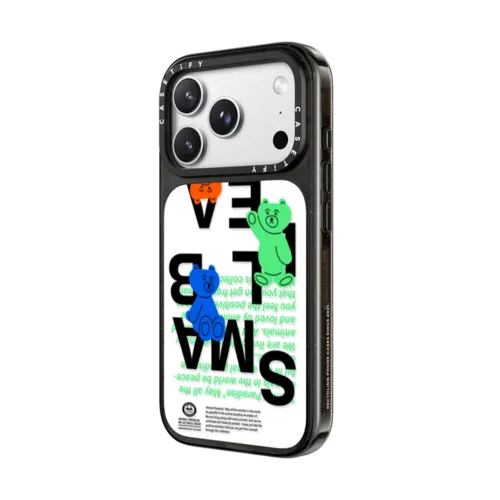 [Z-Flip] Animal Paradise no.10 small bear - iPhone 18 Pro - Impact Case MagSafe Compatible - Glossy