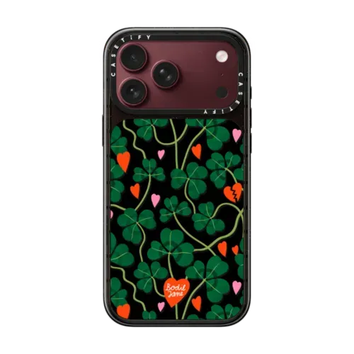 Clover Hearts - iPhone 18 Pro Max - Impact Case MagSafe Compatible - Glossy