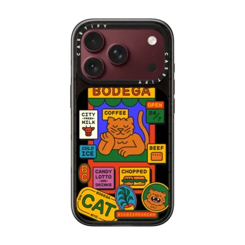 Bodega Cat - iPhone 18 Pro - Impact Case MagSafe Compatible - Glossy