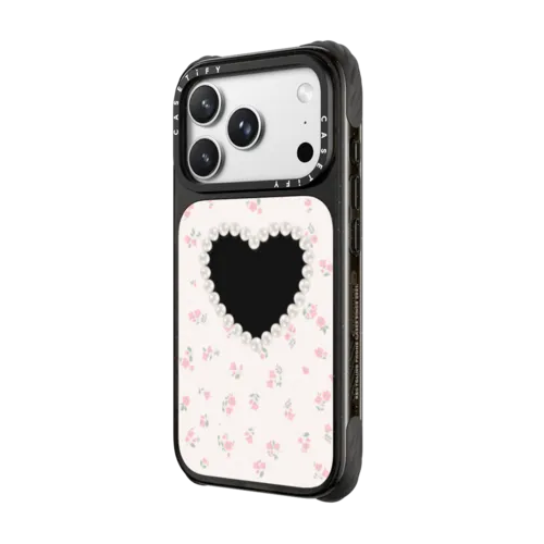 Pearly Heart - iPhone 18 Pro Max - Ultra Impact Case - Mirror