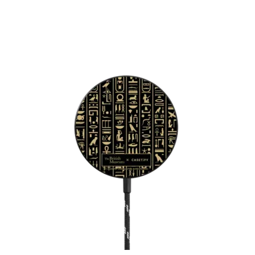 The Egypt Hieroglyphics Pattern Magnetic Wireless Charger - PowerThru Magnetic Wireless Charger MagSafe Compatible