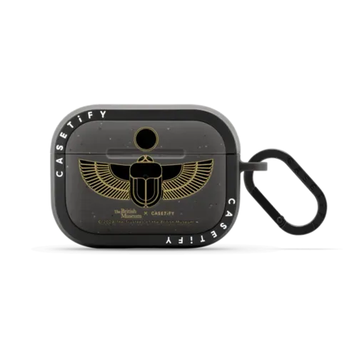 The Amulet Case - The Sacred Beetle Earbuds Case - AirPods Pro 2 - Earbuds Bounce Case