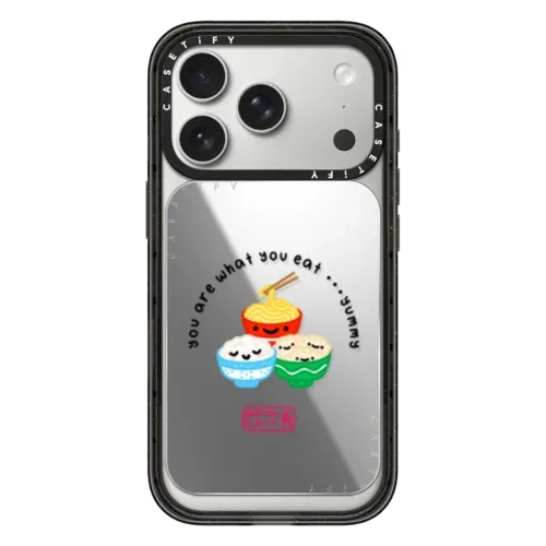 You Are What You Eat Carbs - Snappy Cardholder Stand - Snappy Mirror Cardholder Stand MagSafe Compatible