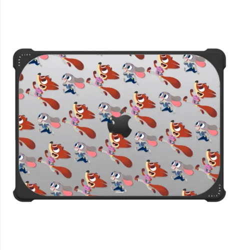 Nick and Judy Pattern Laptop Case - MacBook Pro 14-inch (M1 - M5) - MacBook Bounce Case