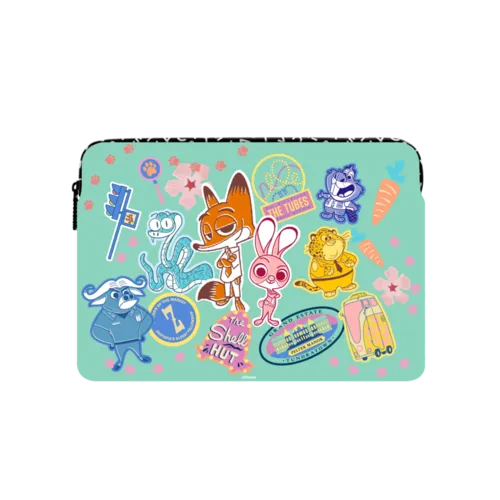 Nick and Judy Stickermania Laptop Sleeve - Large (16") - Impact Laptop Sleeve