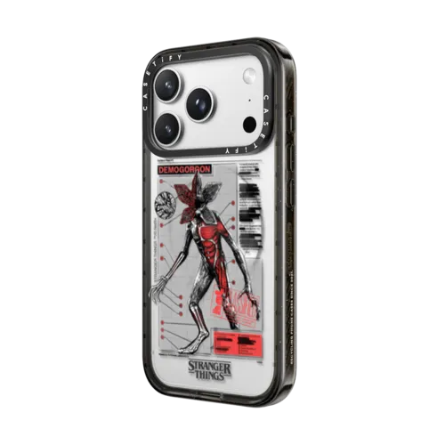 Stranger Things Demogorgon Dossier Case - iPhone 18 Pro Max - Impact Case MagSafe Compatible
