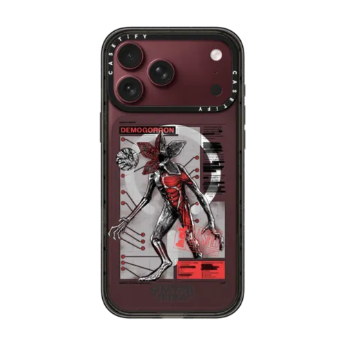 Stranger Things Demogorgon Dossier Case - iPhone 18 Pro Max - Impact Case MagSafe Compatible