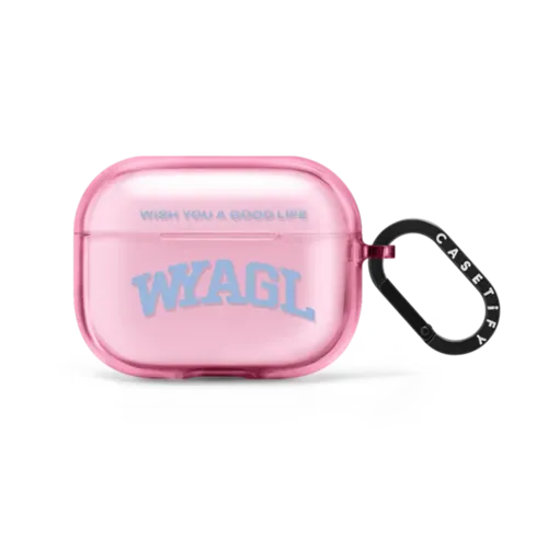 WYAGL Logo Earbuds Case - Blue - AirPods Pro 2 - Earbuds Impact Case