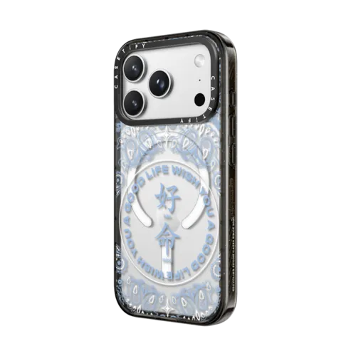 WYAGL Paisley Case- Blue - iPhone 18 Pro Max - Impact Case MagSafe Compatible