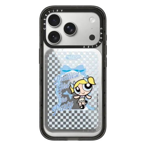 The Powerpuff Girls Bubbles Snappy Cardholder Stand - Snappy Mirror Cardholder Stand MagSafe Compatible