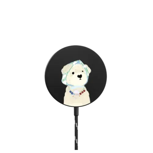 Bandana Poodle - PowerThru Magnetic Wireless Charger MagSafe Compatible