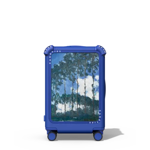 Poplars on the Epte CARRY-ON SUITCASE - 21" Carry-On Suitcase - Bounce Suitcase
