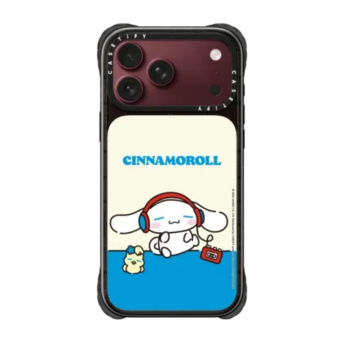Sanrio Puppy Pals - Cinnamoroll Chilling Case - iPhone 18 Pro Max - Ultra Impact Case MagSafe Compatible - Glossy