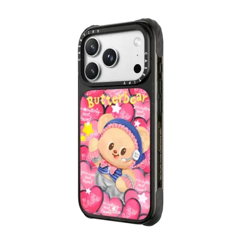 Butterbear at 8PM Case - iPhone 18 Pro Max - Ultra Impact Case MagSafe Compatible - Glossy