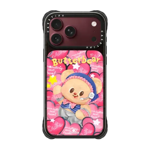 Butterbear at 8PM Case - iPhone 18 Pro Max - Ultra Impact Case MagSafe Compatible - Glossy