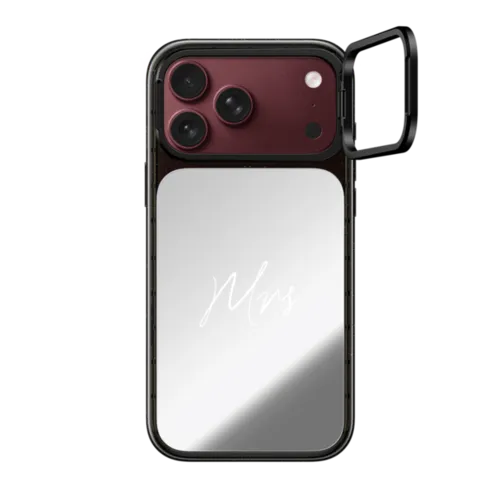 Custom Phone Case - iPhone 18 Pro Max - Impact Ring Stand Case - Mirror