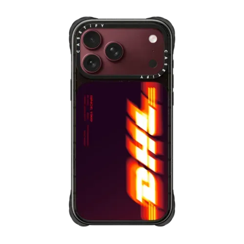 DHL Signal Blur Case - iPhone 18 Pro Max - Ultra Impact Case MagSafe Compatible - Glossy