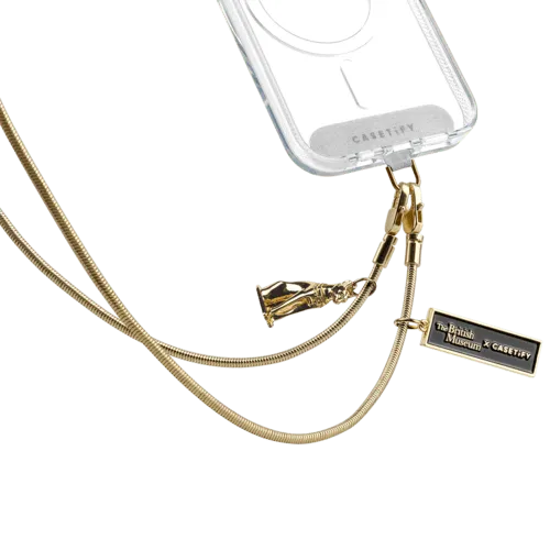 Golden Gayer - Anderson cat Cross-body Strap - Snake Chain Cross-body Strap